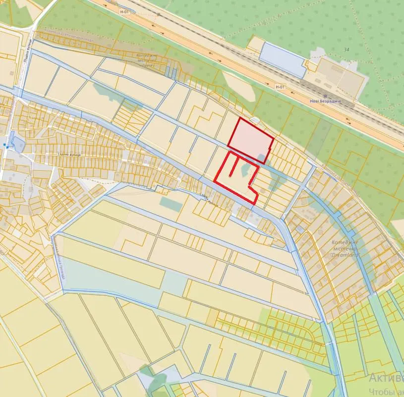 Продаж ділянки 4,5 га. с. Нові Безрадичі біля Dreamland та Vivere  — фото 1 з 4