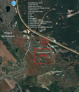 Продаж ділянки 4,5 га. с. Нові Безрадичі біля Dreamland та Vivere  — мініатюра фото 2