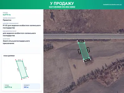 Продаж фасадної ділянки  вздовж Броварської Окружної дороги під комерційне використання  — мініатюра фото 5