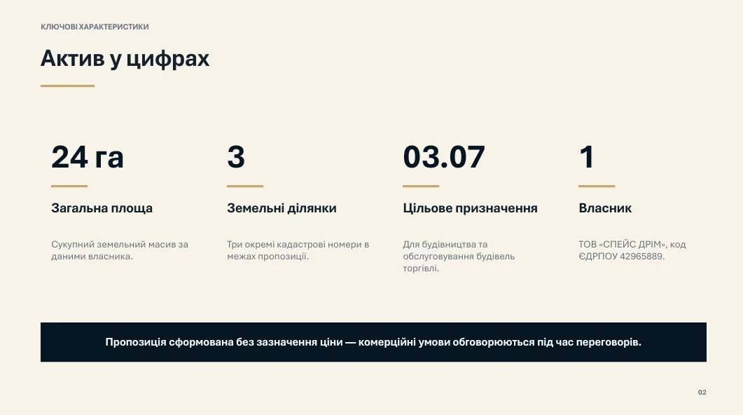 Продаж 24 га комерційної землі вздовж траси М‑06 Київ—Чоп — фото 2 з 10