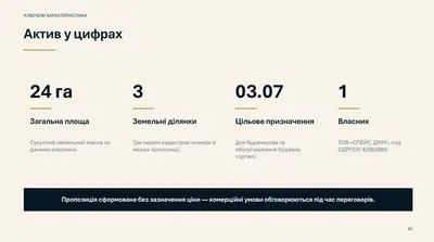 Продаж 24 га комерційної землі вздовж траси М‑06 Київ—Чоп — мініатюра фото 2