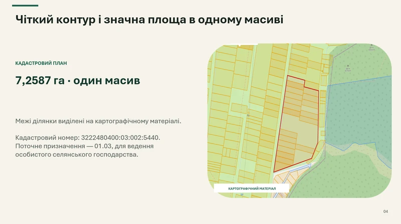 Продаж земельної ділянки 7,25га в передмісті Києва (Стоянка) — фото 4 з 9