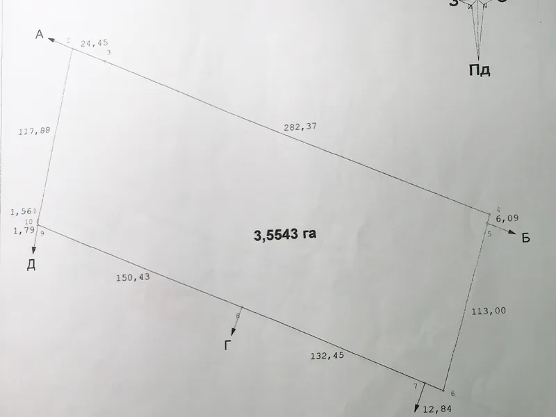 продається комерційна земельна ділянка 3,5 га  — фото 2 з 2