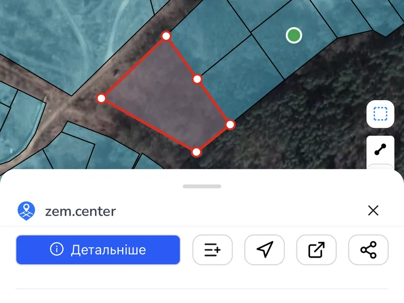 Продаж ділянки Хлепча  ,50сот/100/150,межує з лісом під забудову  — фото 1 з 5