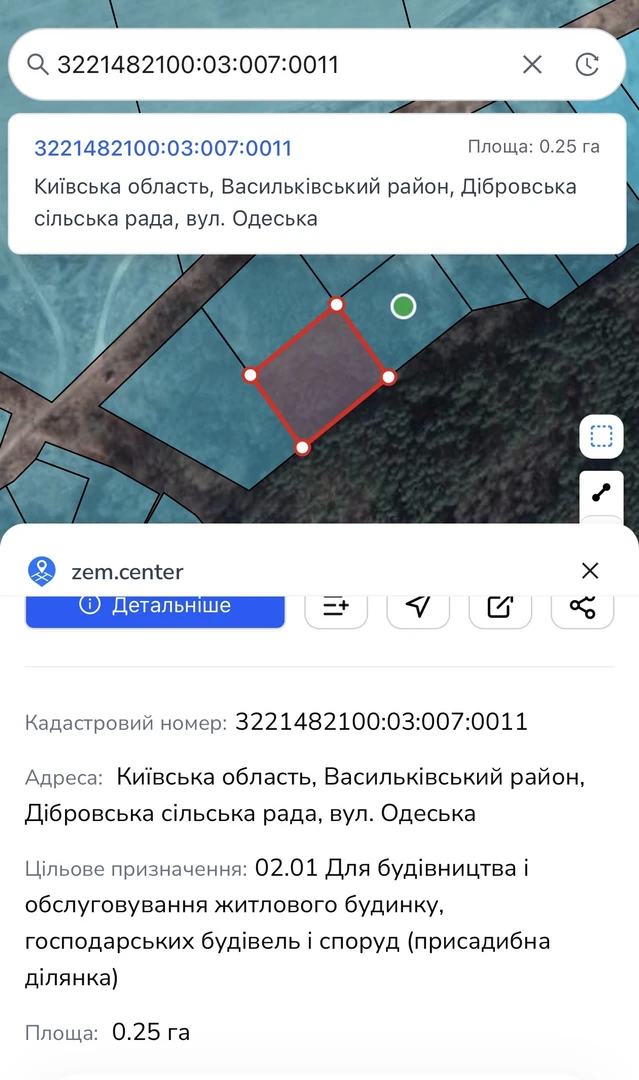 Продаж ділянки Хлепча  ,50сот/100/150,межує з лісом під забудову  — фото 2 з 5