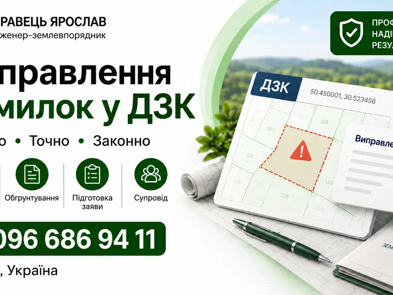 ФО-П Кравець Я.І.,Землевпорядні,геодезичні роботи під ключ — фото 1