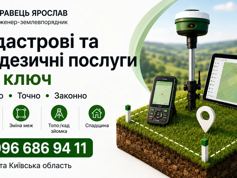 ФО-П Кравець Я.І.,Землевпорядні,геодезичні роботи під ключ — фото 2
