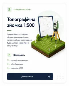 ГЕОДЕЗИЧНІ РОБОТИ, ОФОРМЛЕННЯ САДОВИХ,ЖИТЛОВИХ БУДИНКІВ — фото 2