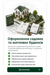 ГЕОДЕЗИЧНІ РОБОТИ, ОФОРМЛЕННЯ САДОВИХ,ЖИТЛОВИХ БУДИНКІВ — фото 5