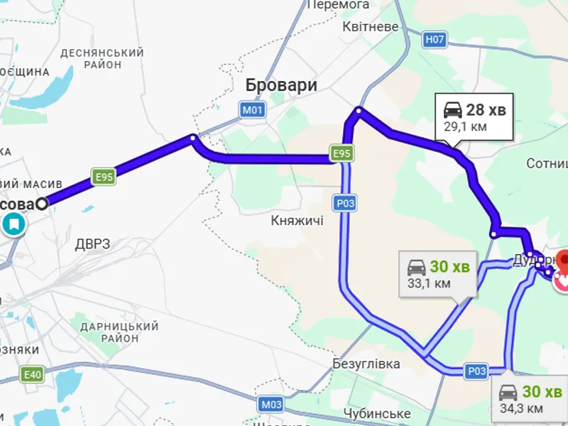 Земельна ділянка 24,11 сотки в Дударкові — 30 хв від метро «Лісова» — фото 4 з 4