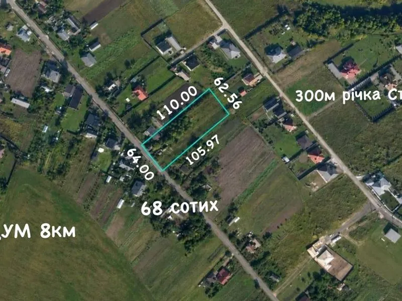 Продаж фасадної ділянки під забудову в Старому Боратині! — фото 6 з 6