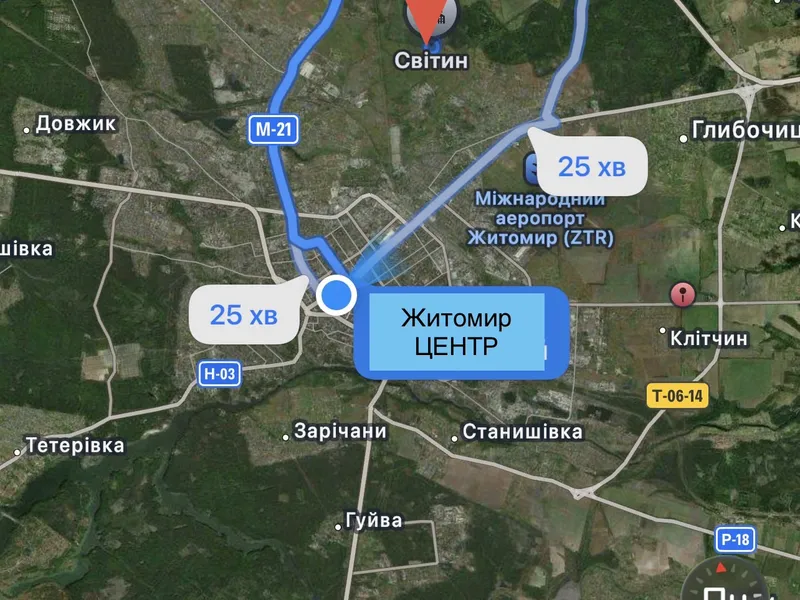 Ділянка 15с. під забудову Житомир/Світин-11км. — фото 1 з 12