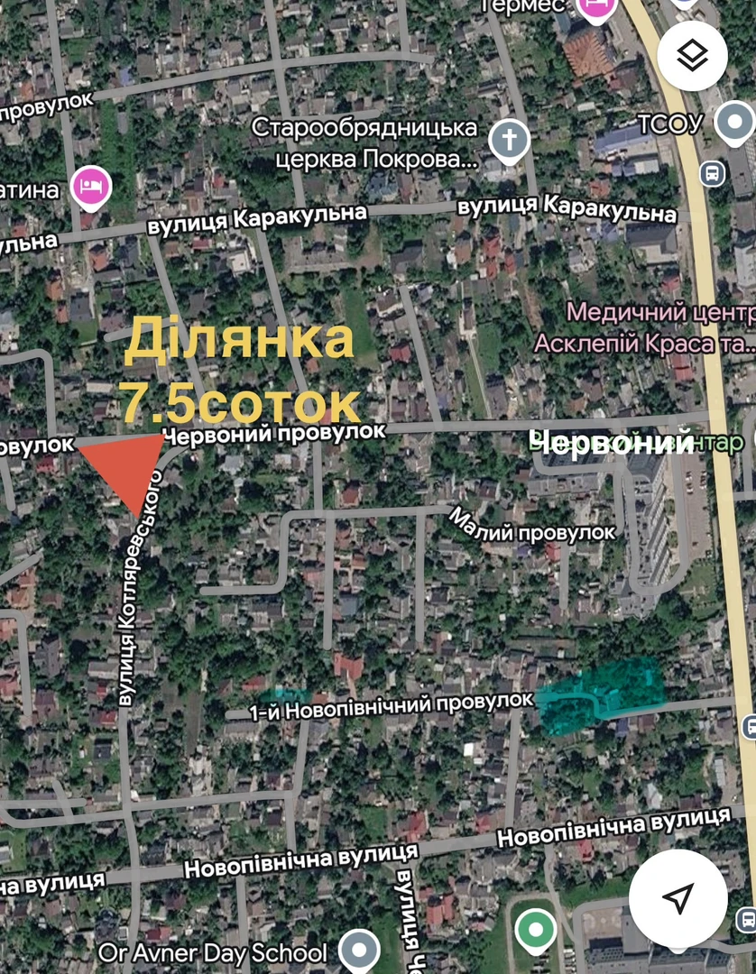 Ділянка 7,5с. під забудову Житомир р-н Малікова/Панчішна — фото 2 з 8
