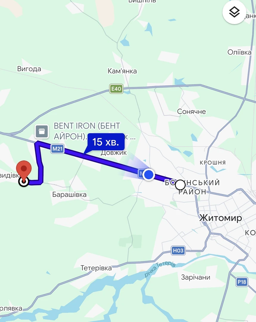 Ділянка 24с. під забудову Житомир/Давидівка-15км. — фото 4 з 16