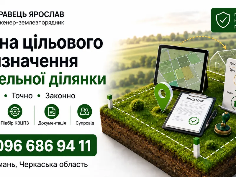 ФО-П Кравець Я.І.,Землевпорядні,геодезичні роботи під ключ — фото 1