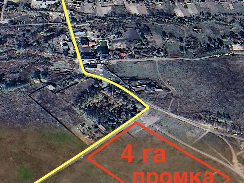 1216. Продаж, земельна ділянка під виробництво, логістику за 20 км від Києва, Житомирська траса — фото 1 з 1