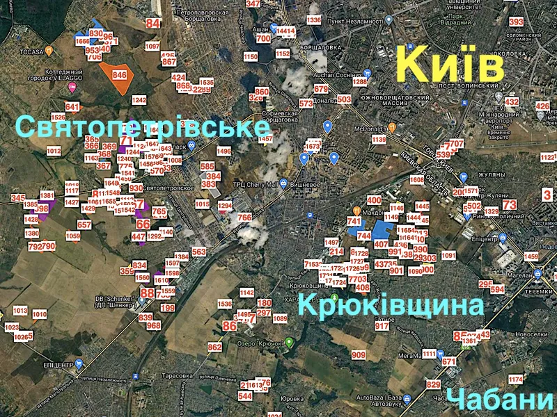 3514. Продаж земельної ділянки з комерційним призначенням вздовж Одеської траси, 3 км. від Києва. — фото 1 з 1