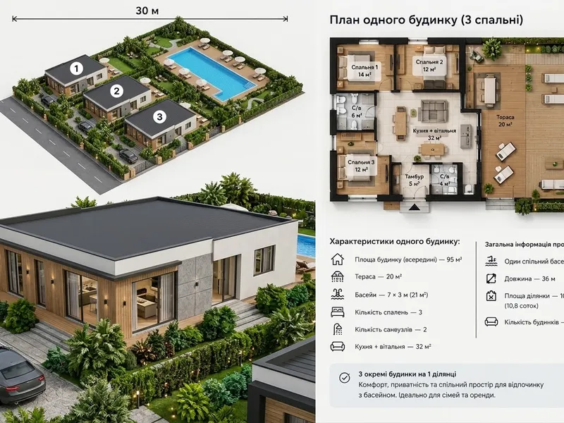 Продаж землі з будинком в СТ «Прилісся» — фото 3 з 6