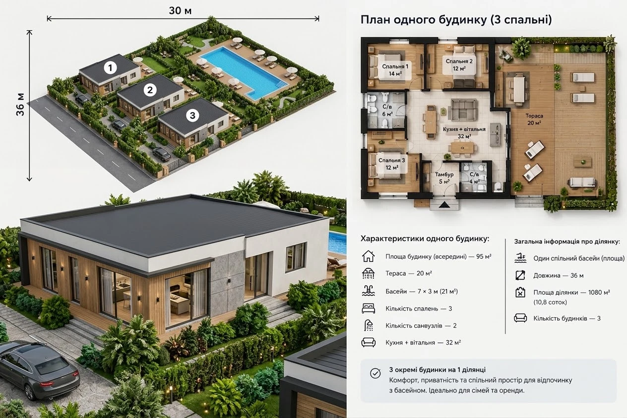 Продаж землі з будинком в СТ «Прилісся» — фото 3 з 6