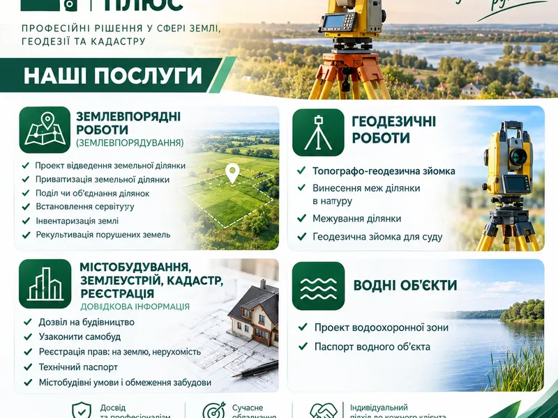 📐 Землевпорядні та супутні послуги — фото 2