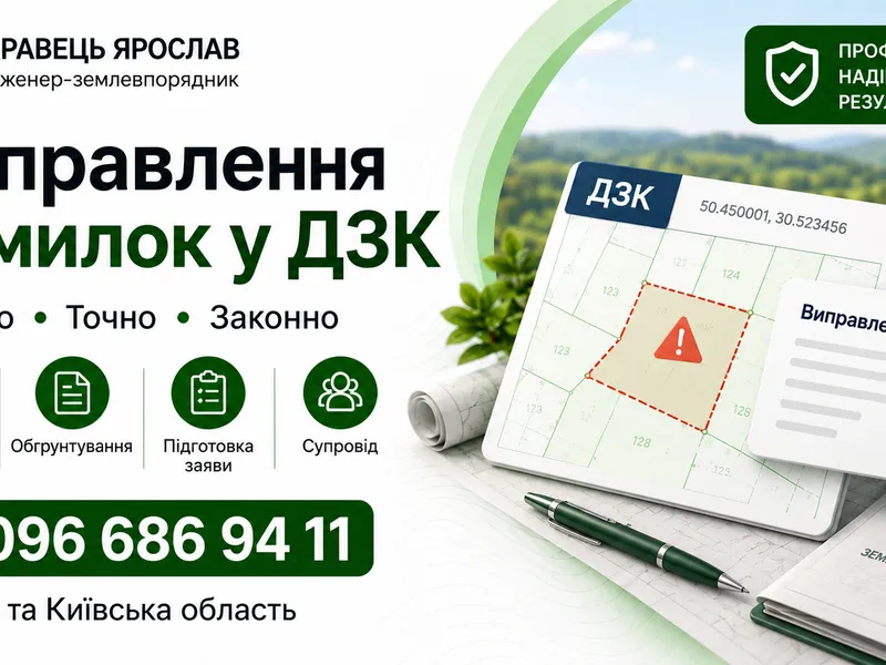 ФО-П Кравець Ярослав Ігорович. Землевпорядні, кадастрові та  — фото 1