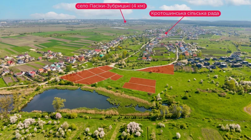 Продаж/Земля/Будівництво/Кротошин/Пустомитівський/ Львівська обл — фото 3 з 5