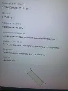 Продаж земельної ділянки ОСГ село Бобриця Київська область — мініатюра фото 2