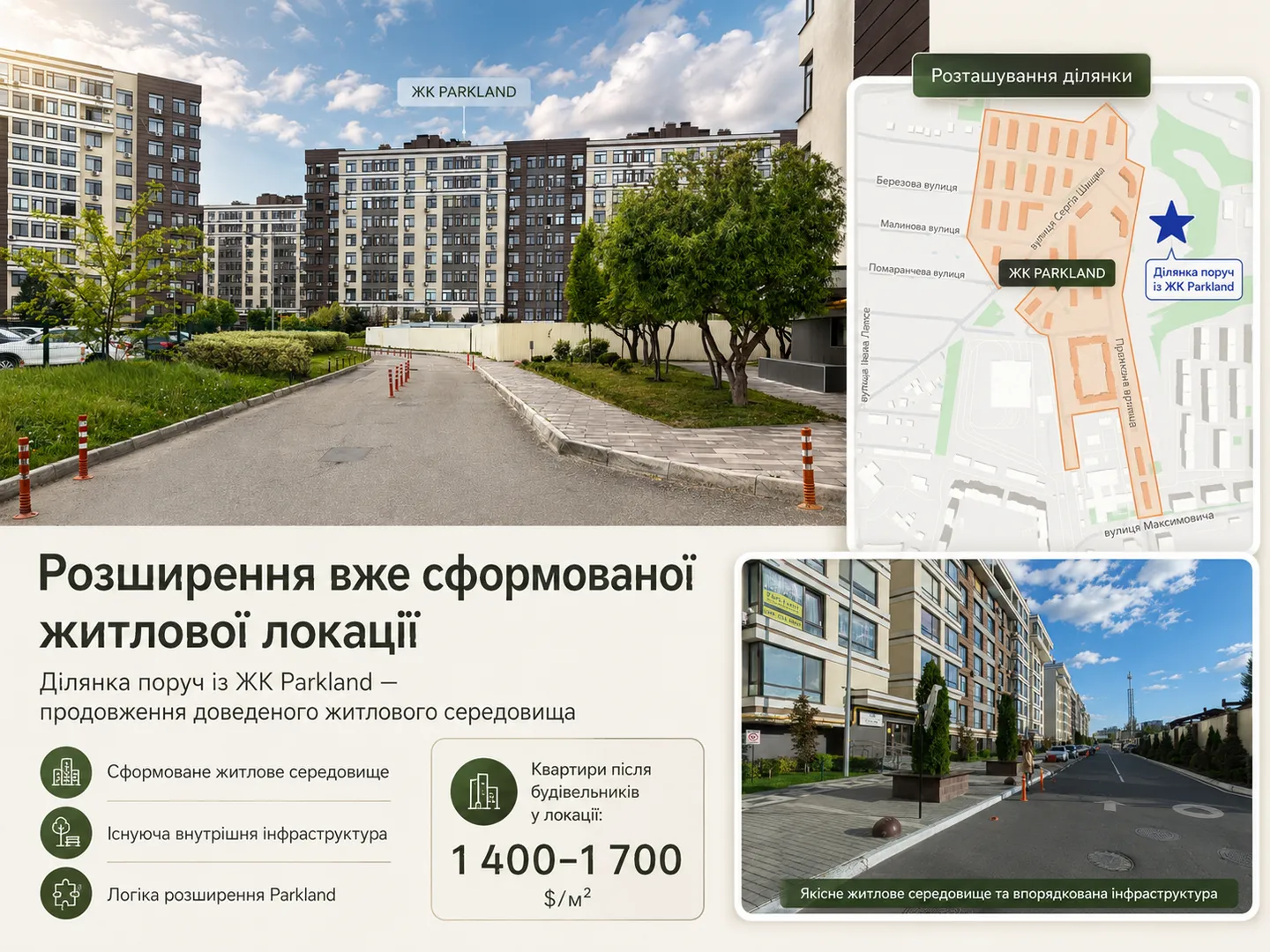 Продаж 1,08 га в Києві поруч із ЖК Parkland / ЖК Нова Англія — фото 4 з 4