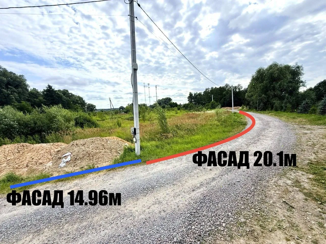 Продаю ділянку під забудову Підключенне світло 15кВт — фото 2 з 11