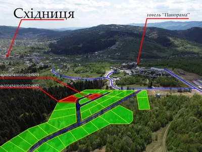 🏔️ Продаж земельних ділянок біля готелю «Панорама» у смт. Східниця 🌿 — мініатюра фото 2