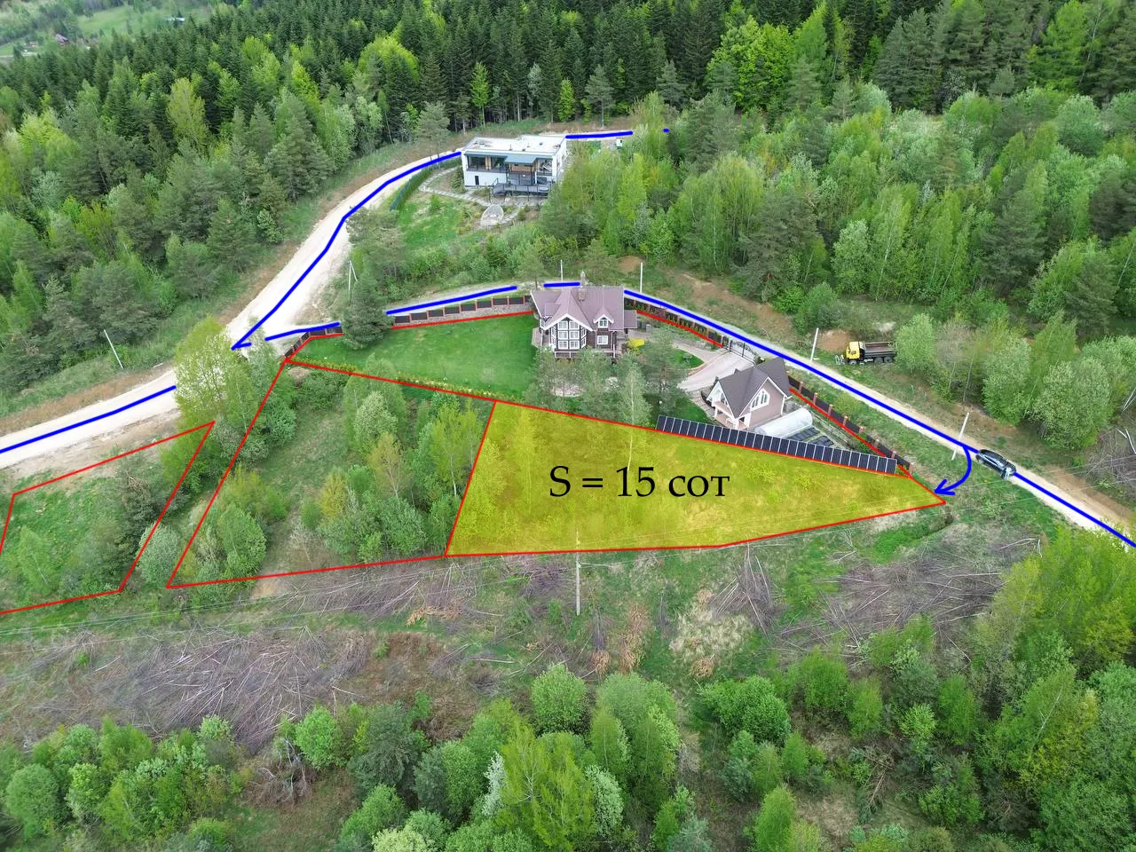 🏔️ Панорамна земельна ділянка у серці Карпат — смт. Східниця — фото 2 з 5